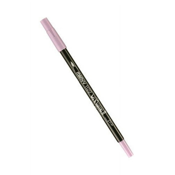 Uchida Marvy Extra Fine Tip Le Plume II Double Ender Marker Pen Art Supplies, Wisteria