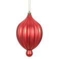 thumbnail image 1 of Vickerman N174603D 6,3 x 3,5 Po Ornement Lanterne Rouge Mat - 4 par Sac, 1 of 1