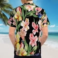 thumbnail image 6 of High Quality Hawaiian Shirts for Men Short Sleeve Aloha Beach Shirt Floral Summer Casual Button Down Shirts Blouses VNJ9UP, 6 of 7