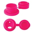 thumbnail image 2 of Botella de agua Pura Sport de acero inoxidable de 550 ml, forma de espiral rosa, 2 of 8