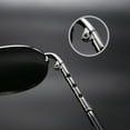 thumbnail image 5 of Polarized Sunglasses for Men, Retro Metal Frame, UV Protection, 60mm Lens Width, Model 1879, 5 of 5