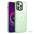 thumbnail image 1 of SaniMore for iPhone 14 Pro 6.1" Magnetic Case, Rugged PC Translucent Back Case with Wireless Charging Heavy Duty Full Body Protective Case for iPhone 14 Pro Women Men, Matchagreen, 1 of 11