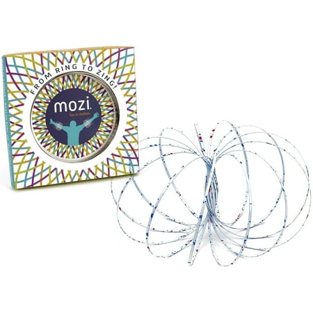 Mozi by Fun in Motion Toys Geometric Arm Ring Toy Set Amazing Easy to Use Dazzling to Watch Child Stainless Steel (White Splatter) 1 Pack Mozi by Fun in Motion Toys Geometric Arm Ring Toy Set Amazing Easy to Use Dazzling to Watch Child Stainless Steel (White Splatter) 1 Pack