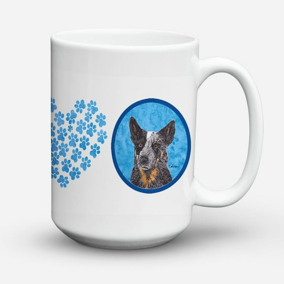 Blue Australian Cattle Dog Coffee Mug 15 oz
