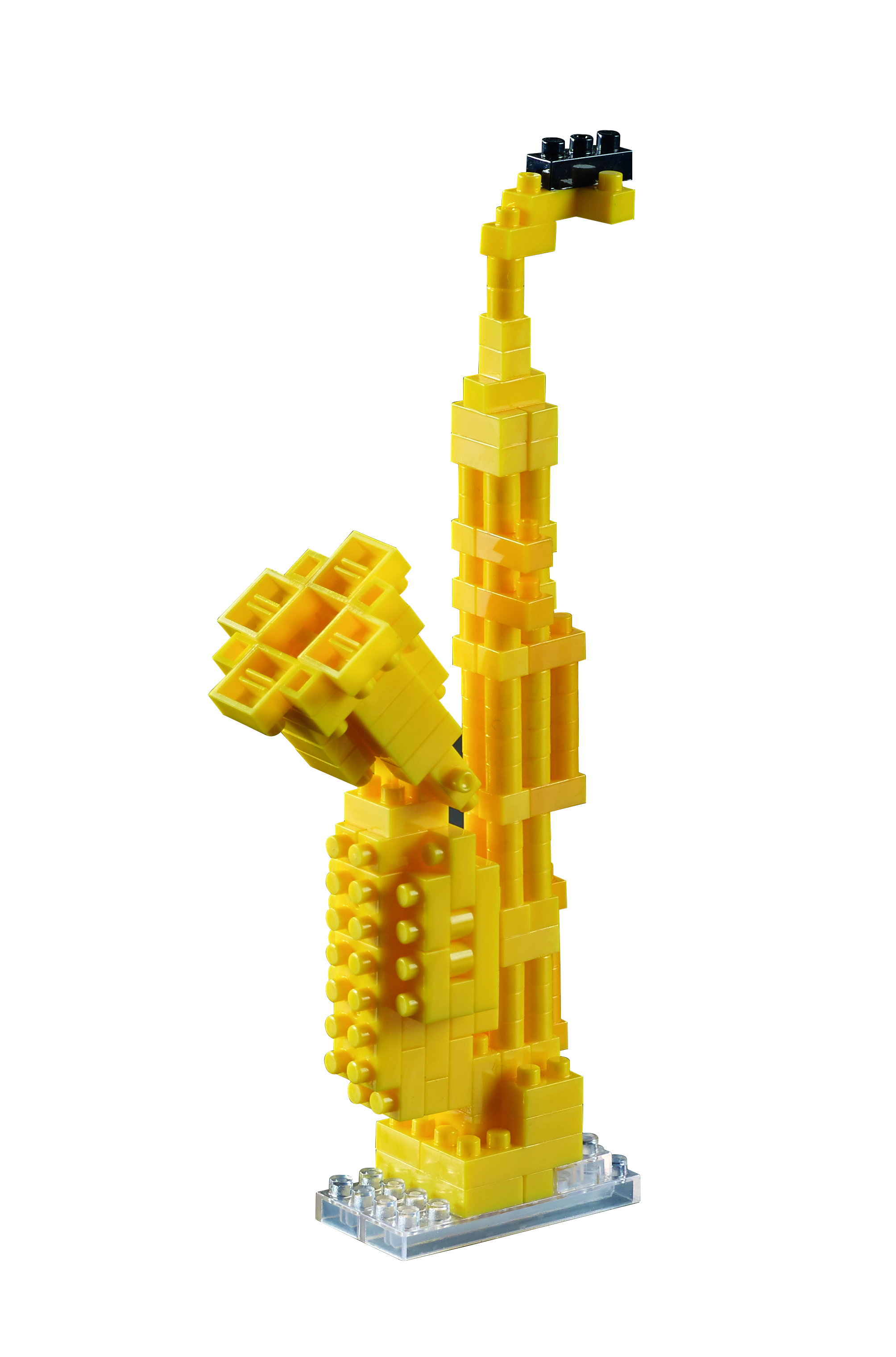 Brixies Brick Model SAXOPHONE 3-D Model Brick Building Kit