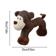 thumbnail image 5 of PrimeGo Plush Dog Toy Cute Animal Shapes Squeaky Chew Toy Linen Fabric Stuffed Animals Puppy Teething Toy for Dogs Boredom And Anxiety Relief, 5 of 7