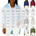 thumbnail image 3 of Hfnxid Fall Tops for Women Dressy Loose Fit 3/4 Length Sleeve Shirts Casual Button V Neck Blouses Fashion High Low Hem Tshirts Navy L, 3 of 8