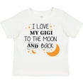 thumbnail image 3 of Inktastic I Love My Gigi to the Moon and Back Boys or Girls Toddler T-Shirt, 3 of 5