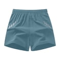 thumbnail image 1 of Pantalones cortos de secado rápido con cintura elástica para mujer: corte holgado, deportivos/casuales, cintura alta - S-XXXXXL, 1 of 3