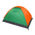 thumbnail image 3 of Hassch Camping Tent for 2 Person, Portable Dome Tent, Waterproof Tent with Carrying Bag for Hiking, Fishing, Picnic, Green & Orange, 3 of 7