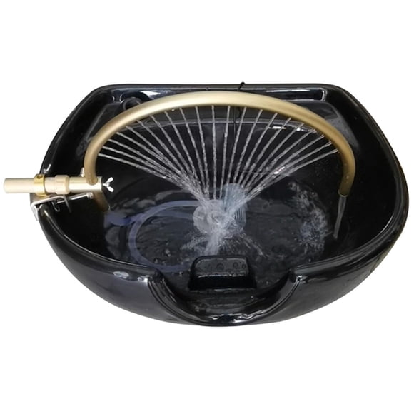 Generic Hair Salon Flushing Bed, Mobile Water Circulation Head Therapy Device, Head Spa Equipment Frame, Shower Shampoo Bed Accessories, Hair Treatment Fumigation for Salon, Large, AS4556