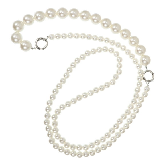 Toddmomy 1Pack Pearl Lanyard with Fixing Phone Securely Function for Daily 24.4x1.6x0.8in