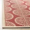 thumbnail image 3 of SAFAVIEH Linden Derbhile Floral Runner Rug, Red/Cream, 2' x 8', 3 of 7
