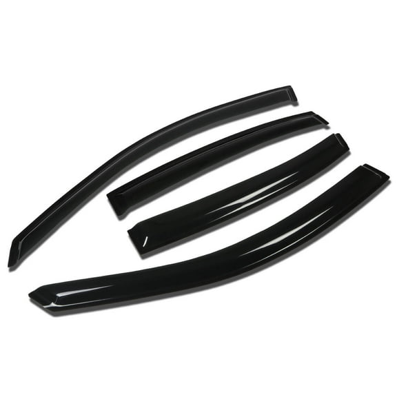DNA Motoring WVS-150 For 1997 to 2005 VW Passat B5 3B Sedan 4pcs Window Vent Visor Deflector Rain Guard (Dark Smoke) 98 99 00 01 02 03 04
