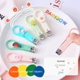 thumbnail image 3 of Stainless Steel Nail Clippers Manicure - Cute Mini Nail Cutter Portable Travel Nail Trimmer Fingernail Toenail Grooming Tool Ergonomic Grip Precision Cutting Household Daily Makeup Organizers, 3 of 9