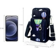 thumbnail image 5 of Lohol Lightweight Small Crossbody bags Cell Phone Purses Travel Pouch Shoulder Bag for Women Black*Black Balloon), 5 of 8
