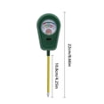 thumbnail image 2 of 3-in-1 Soil Moisture pH Fertility Tester Meter with Dial Display for Garden Plants, Long Probe, 2 of 7