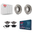 thumbnail image 1 of CMX Front Disc Brake Rotors and Ceramic Pads Kit for Car Volkswagen Jetta Golf Beetle K8C-100074, 1 of 11