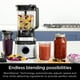thumbnail image 3 of Ninja Detect Power Blender + Personal Single-Serve, BlendSense Technology, Kitchen Countertop, Silver, TB300, 3 of 18