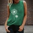 thumbnail image 2 of Womens Summer Tops, Dandelion Muscle Tank Top Women Meditation Yoga Shirts Summer Vacation Graphic Tank Top Sleeveless Tees Vest, 2 of 4