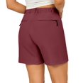 thumbnail image 5 of Little Donkey Andy Women's Quick Dry Lightweight Stretch Shorts Outdoor Short Active Hiking Red Size XS, 5 of 7