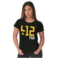 thumbnail image 4 of 412 Pittsburgh Pennsylvania Area Code Womens Slim Fit Graphic Tee Brisco Brands S, 4 of 5