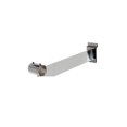 thumbnail image 1 of SSWBasics Support de Rail de Suspension Rond Chromé 1 14 Pouce pour Mur à Lattes Ensemble de 3, 1 of 3