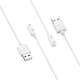 thumbnail image 5 of DQrwqpou 4X Cargador Magnético 1m Accesorios Inteligentes para Band 6-8/Fit (Blanco), 5 of 9