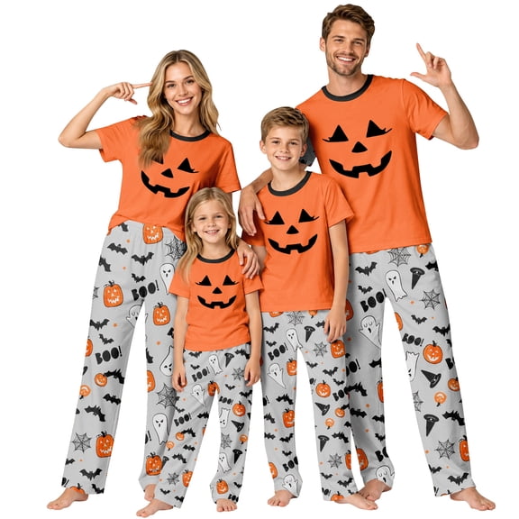 Grblisyd Family Halloween Pajamas Matching Sets 2 Pcs Pjs Short Sleeve Halloween Costumes