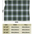 thumbnail image 3 of Fleece Throw Blanket,Scottish Tartan Plaid Super Soft Flannel Cozy Blankets, Lightweight Fuzzy Blankets for Couch Sofa Bed Office, Plush Blankets for All Season 50"x40", 3 of 8