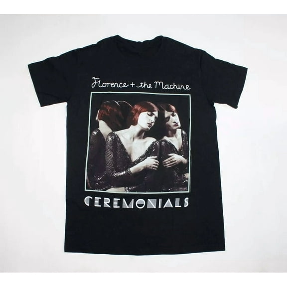Vtg Florence And the Machine Tour Cotton Black Full Size Unisex T Shirt KN013