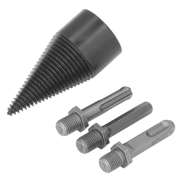 Cone Driver Drill Set,Firewood Bit Cone Wood Cone Wood Splitter Bit