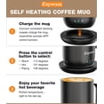 thumbnail image 3 of Taza inteligente térmica recargable Kepwam T1 de 470 ml, 3 of 9