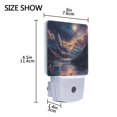 thumbnail image 4 of Yayeee LED Plug in Night Light for The Home with Auto Dusk to Dawn Light Sensors, 2 Pack, Ethereal Mountain, 4 of 6