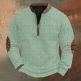 thumbnail image 1 of Blusas y camisas de manga larga con cuello redondo Sudadera con capucha de cuello redondo para hombre Jersey estampado Blusa de poliéster de manga larga para hombre, 1 of 4
