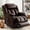 Brown/Single Motor, variant on INGALIK Power Lift Recliner, Leather Electric Chair Recliners with Heating and Massage, Cup Holders, Storage, USB Charging (Brown)