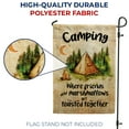 thumbnail image 3 of America Forever Camping Garden Flag Campfire Toasts Marshmallows Double Sided Summer Camping Flags for Campers Seasonal Yard Outdoor Decorative Flag - 12.5 x 18 Inch, 3 of 4