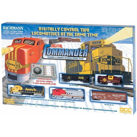 Trains Digital Commander, HO Scale Ready-To-Run Electric Train Set 