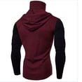 thumbnail image 1 of De Sudadera con capucha y manga larga para hombre, con estampado de mascarillas, 1 of 3