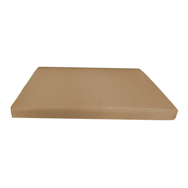 Cojines de asiento de patio kusrkot Cubierta de banco Tumbona de patio 120x80x10cm Camello