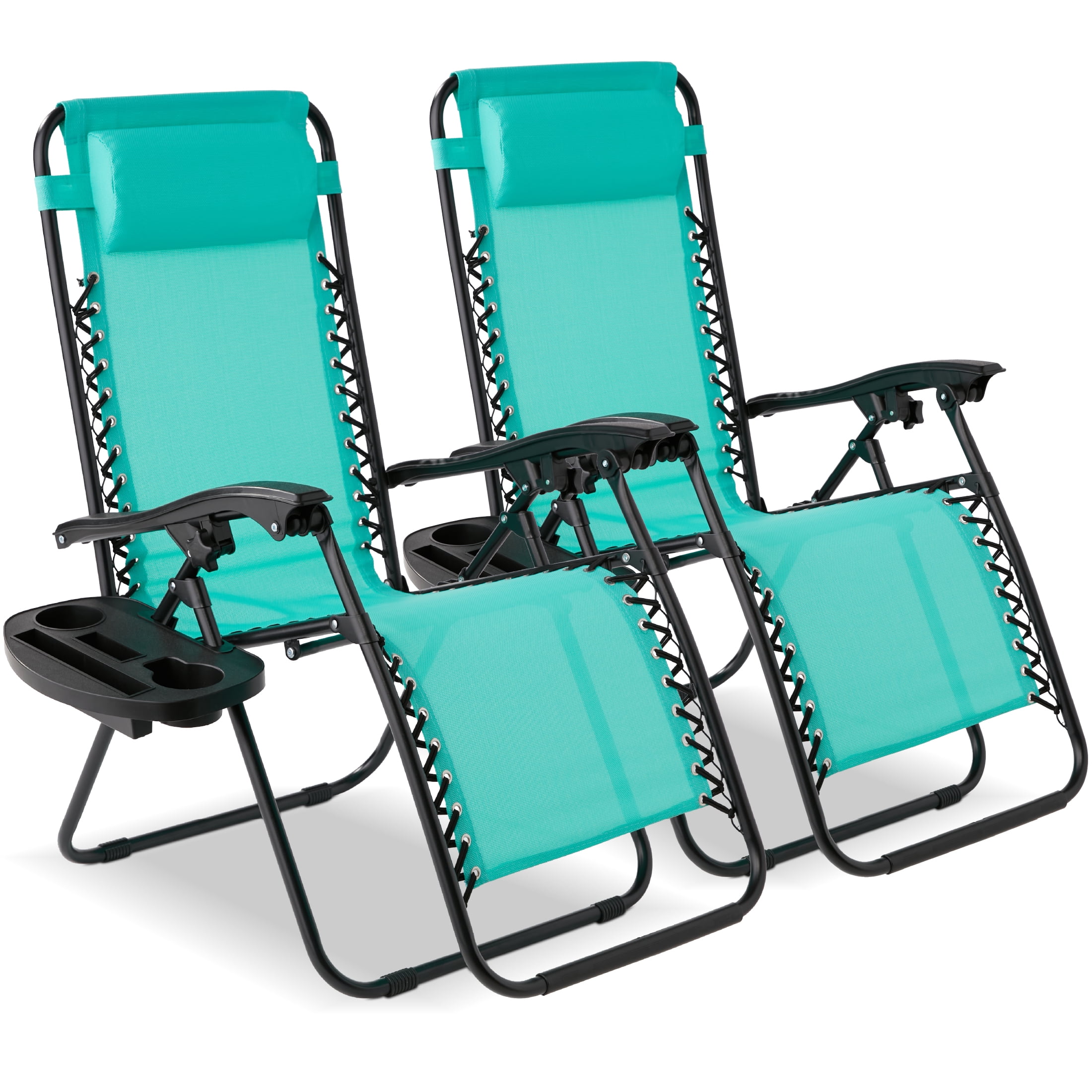 Best Choice Products Set of 2 Zero Gravity Lounge Chair Recliners for