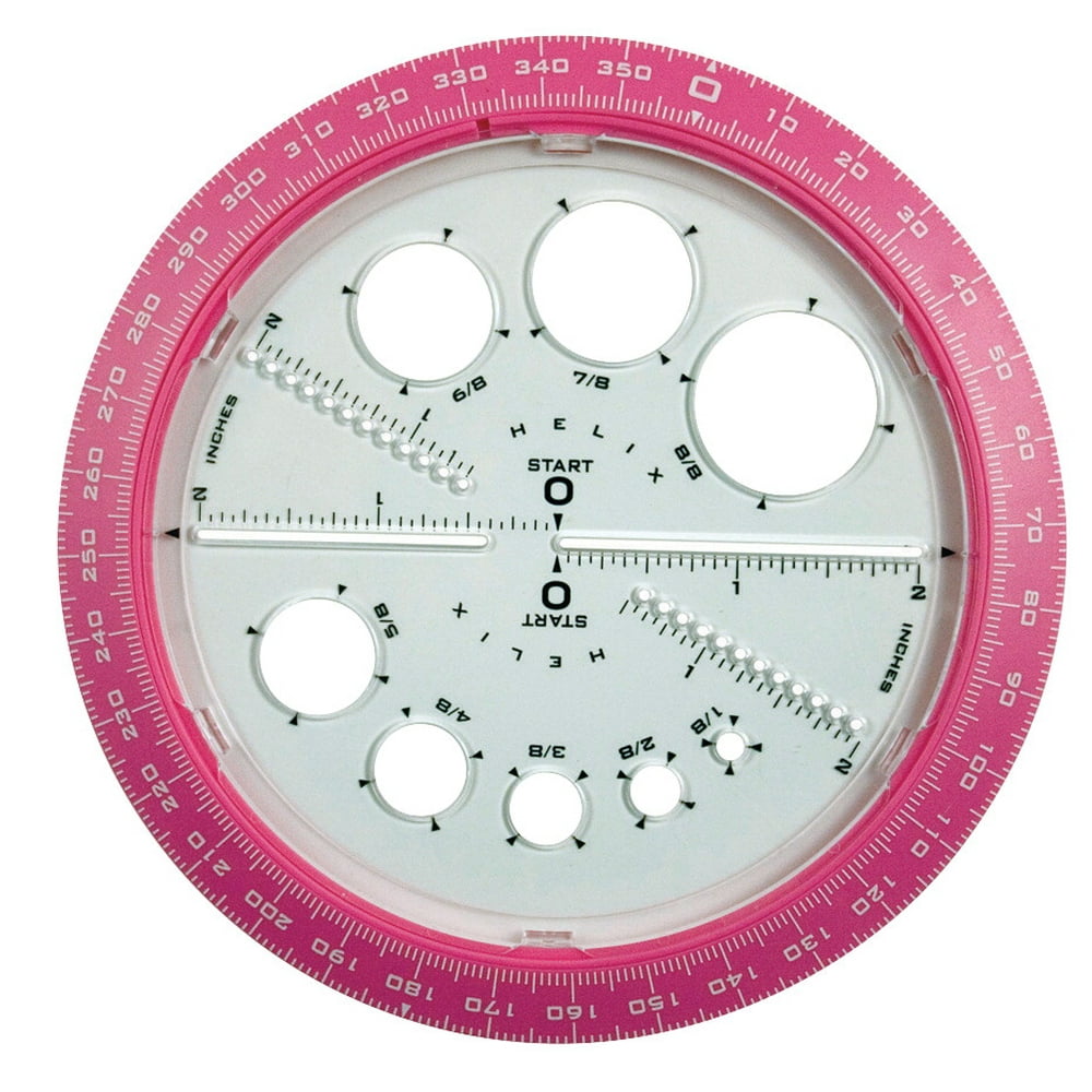 Angle And Circle Maker Protractor And Compass, 0.125 4 In. Walmart