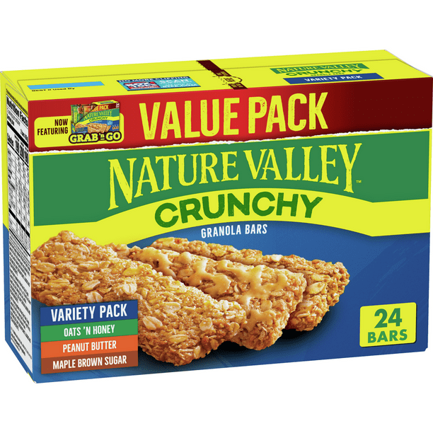 Nature Valley Crunchy Granola Bar Variety Pack 24 Bars 1788 Oz 9315