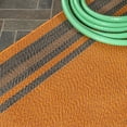 thumbnail image 6 of JONATHAN Y SANTA MONICA 3 x 5 Area Rug, James Border Stripe - Orange/Dark Gray, SMB201A-3, 6 of 7