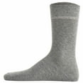 thumbnail image 3 of Hudson Unisex Socks, 3-Pack - Simply, Short Socks, Solid Color Grey 43-46 (Uk 9-11), 3 of 3