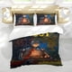 thumbnail image 5 of El Robot Salvaje Conjunto de sábanas temático, trío de piezas, cómodo y amigable con la piel, diseño único, regalo de decoración para el hogar para familiares, amigos y fans,140cm *210cm, 5 of 6
