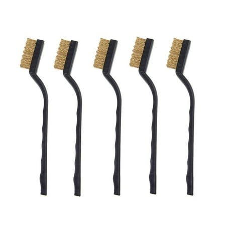 5pcs Brass Wire Brush Set Mini Metal Remove Rust Brushes Brass Cleaning Polishing Detail Metal Brushes For Cleaning Rust A 5pcs Brass Wire Brush Set Mini Metal Remove Rust Brushes Brass Cleaning Polishing Detail Metal Brushes For Cleaning Rust A