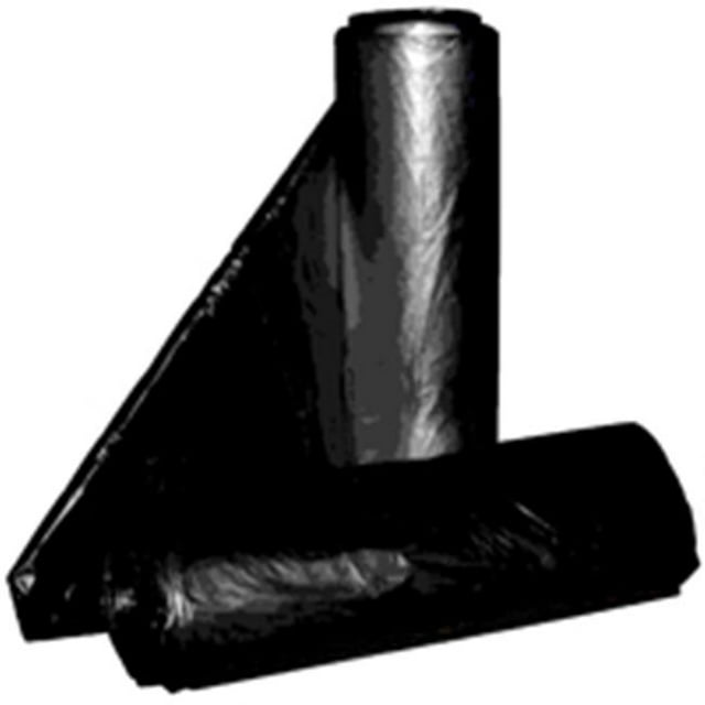 Aluf Plastics RL-3858XXH T-Tough Roll Pack Low Density Repro Blend Star Seal Coreless Rolls Bag, 55-60 Gallon Capacity, 58" Length x 38" Width, XXH Strength, Black (Pack of 100)