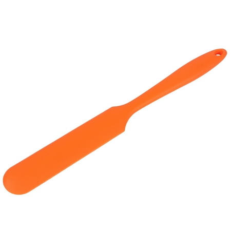 

Cake Cream Butter Spatula Mixing Batter Scraper Brush Silicone Baking Cook Tool Orange