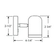 thumbnail image 2 of Scandvik 19053P LED 304 Stainless Steel LED Reading Light for Boat - 8-30V, 2 of 2